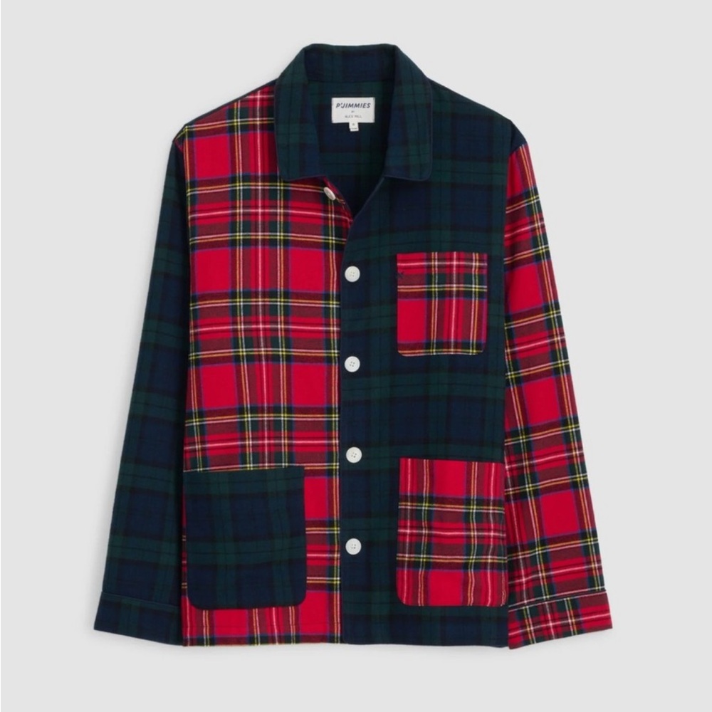 NwT Alex Mill x Jimmy Fallon P’Jimmies Flannel Blackwatch Plaid Shirt in size XS